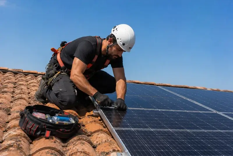 Maintenance et monitoring de panneaux solaires à Onard